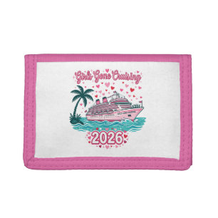 Girls Gone Cruising 2026 Vacation Party Cruise Trifold Wallet
