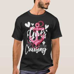 Girls Gone Cruising Cruise Ship  Cruiser Grils Tri T-Shirt