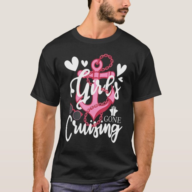 Girls Gone Cruising Cruise Ship  Cruiser Grils Tri T-Shirt (Front)