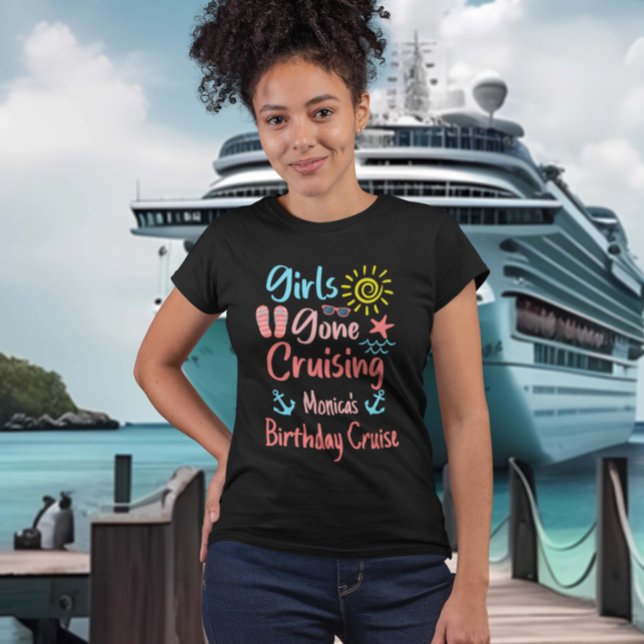 Girls Gone Cruising Group Birthday Bachelorette T-Shirt (Creator Uploaded)
