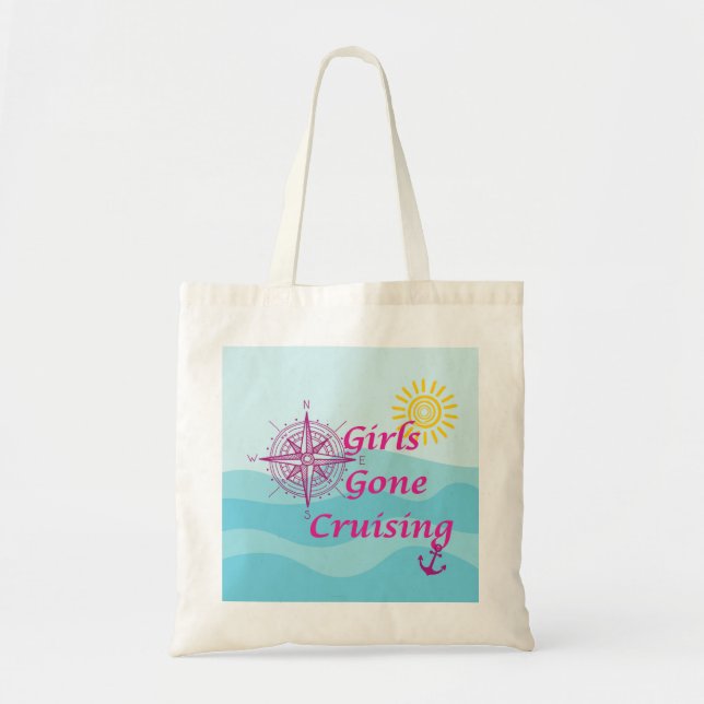 Girls Gone Cruising Tote Bag (Front)