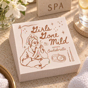 Girls Gone Mild Bachelorette Party Decor Napkins