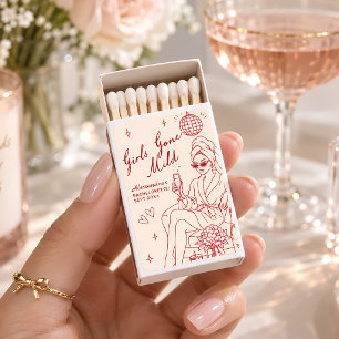 Girls Gone Mild Bachelorette Weekend Party Favor Matchboxes