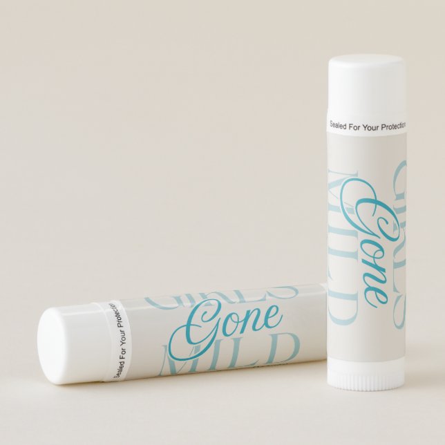 Girls Gone Mild Blue Bachelorette Lip Balm (Front)