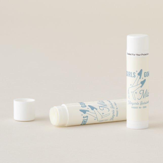 Girls Gone Mild Blue Spa Bachelorette Party Lip Balm (In Situ)