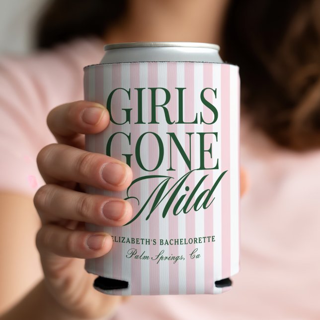 Girls Gone Mild Pajama Spa Bachelorette Weekend Can Cooler (Creator Uploaded)