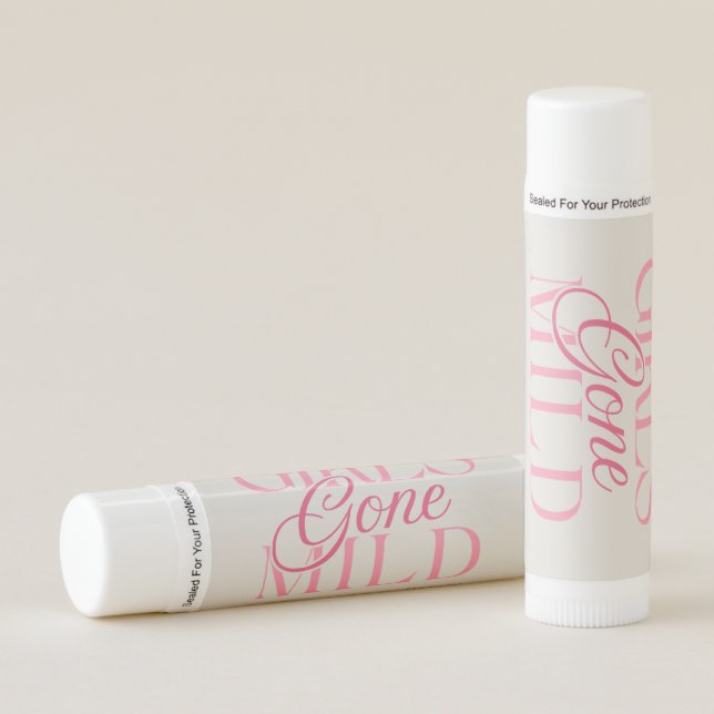 Girls Gone Mild Pink Bachelorette Lip Balm (Front)