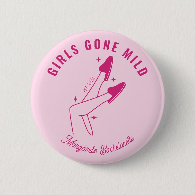 Girls Gone Mild Pink Spa Bachelorette Button (Front)