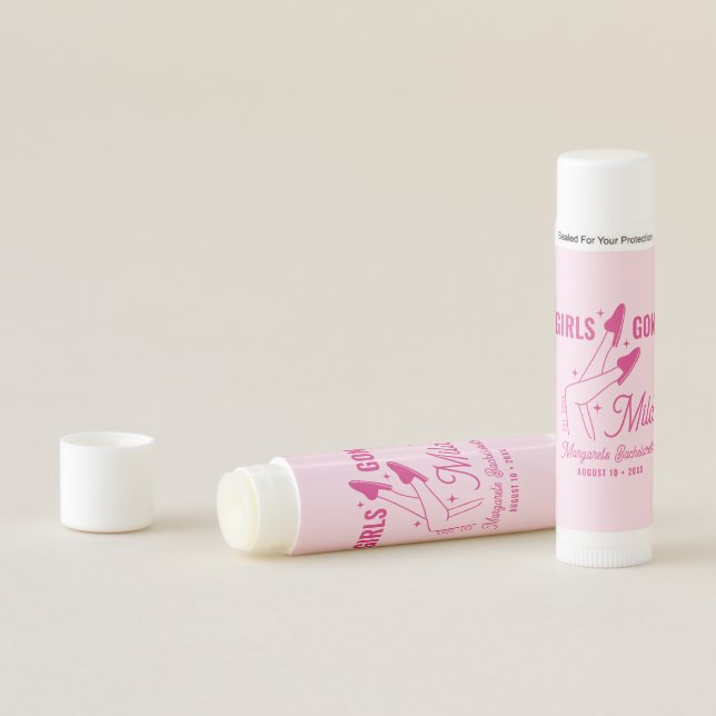 Girls Gone Mild Pink Spa Bachelorette Party Lip Balm (In Situ)