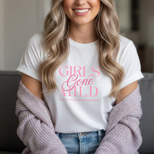 Girls Gone Mild Pink Spa Bachelorette T-Shirt
