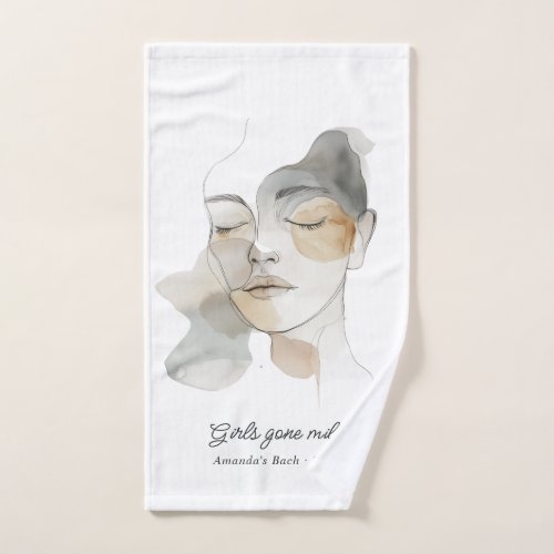 Girls Gone Mild Spa Bachelorette Hand Towel