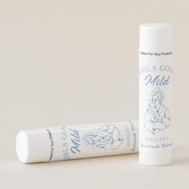 Girls Gone Mild Spa Bachelorette Party Lip Balm (Front)