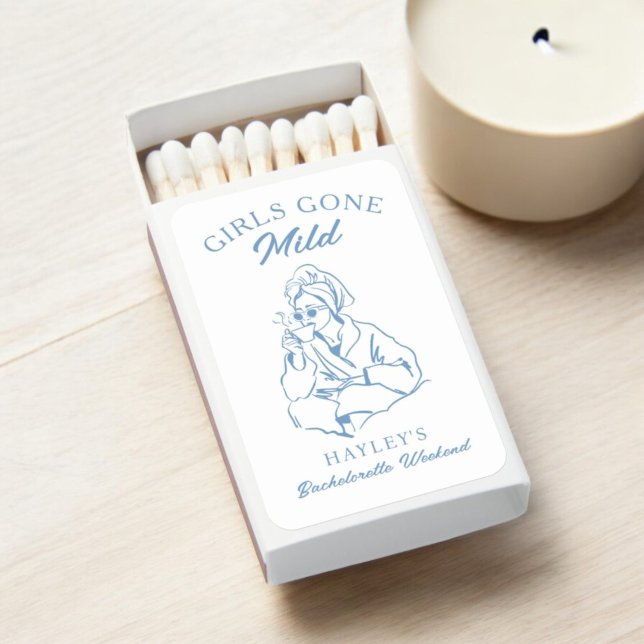 Girls Gone Mild Spa Bachelorette Party Matchboxes (Creator Uploaded)
