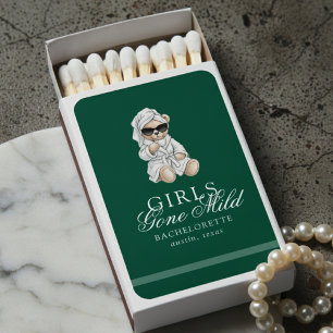 Girls Gone Mild Spa Bear Bachelorette Matchboxes