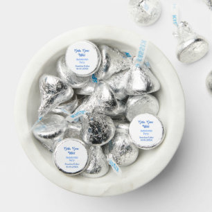 girls gone wild bachelorette party blue name retro hershey®'s kisses®