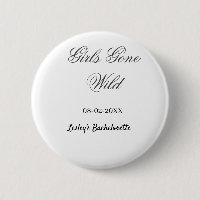 Girls Gone wild Bachelorette party name date bride