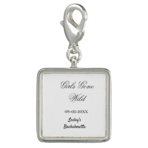 Girls Gone wild Bachelorette party name date bride Charm