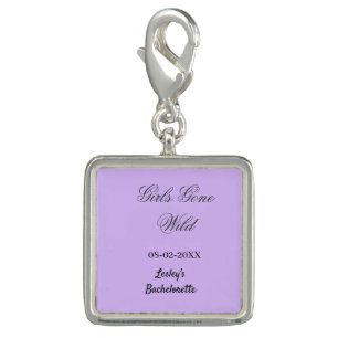 Girls Gone wild Bachelorette party name date bride Charm