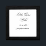 Girls Gone wild Bachelorette party name date bride Gift Box<br><div class="desc">Designed for your wedding</div>