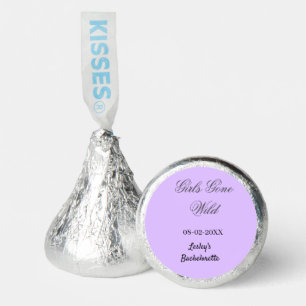 Girls Gone wild Bachelorette party name date bride Hershey®'s Kisses®