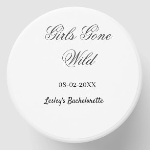 Girls Gone wild Bachelorette party name date bride Mini Candle Favors