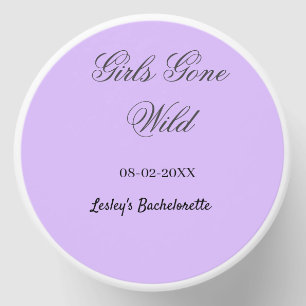Girls Gone wild Bachelorette party name date bride Mini Candle Favors