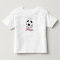 Girls gotta have goals soccer ball toddler t-shirt