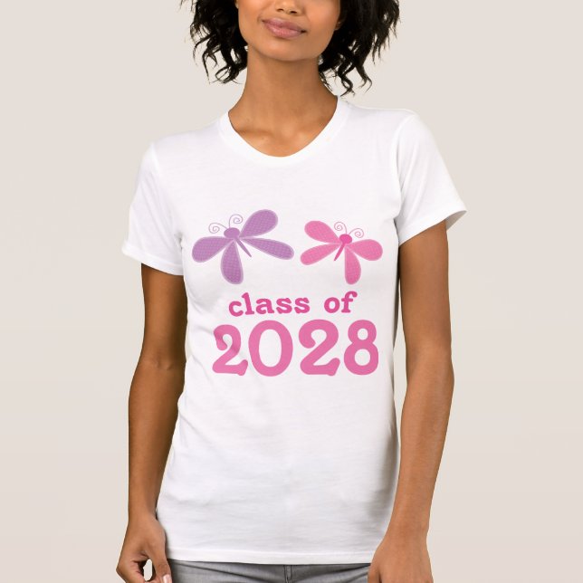 Girls Graduation Gift 2028 T-Shirt (Front)