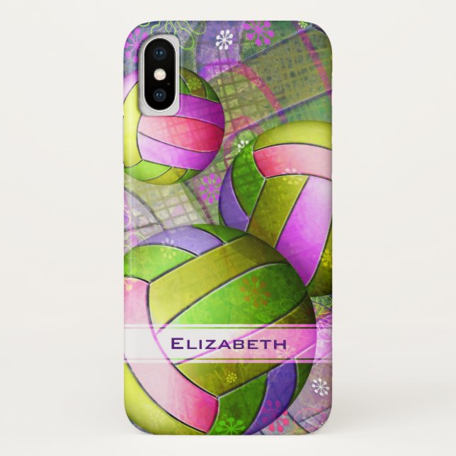 Girls' Grunge Volleyball Case-Mate iPhone Case (Back)