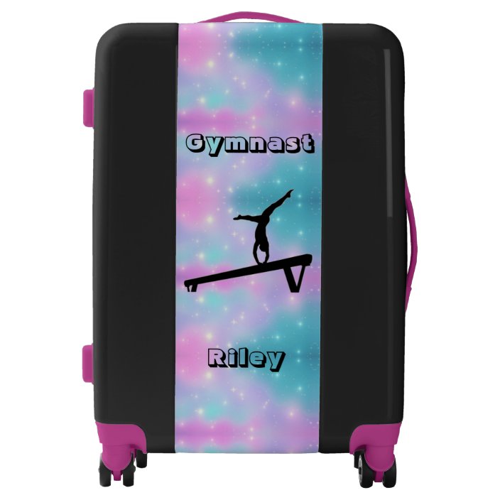 girls personalized luggage