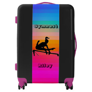 Girls Gymnast Gymnastics Uneven Bars Travel Luggage