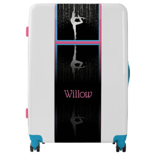 Girls Gymnast Personalized Gymnastics Luggage