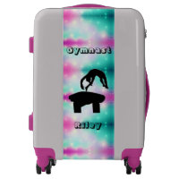 Girls Gymnast Vault Gymnastics Custom Luggage