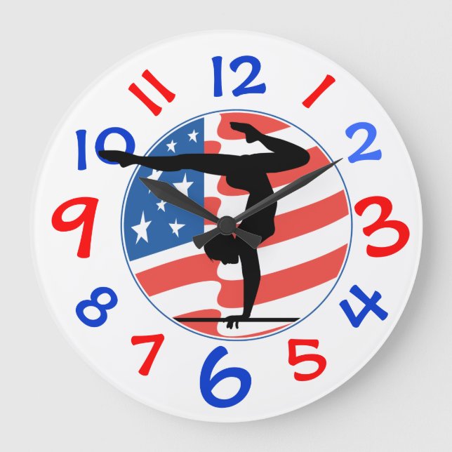 Girl's Gymnastic Clock (Front)