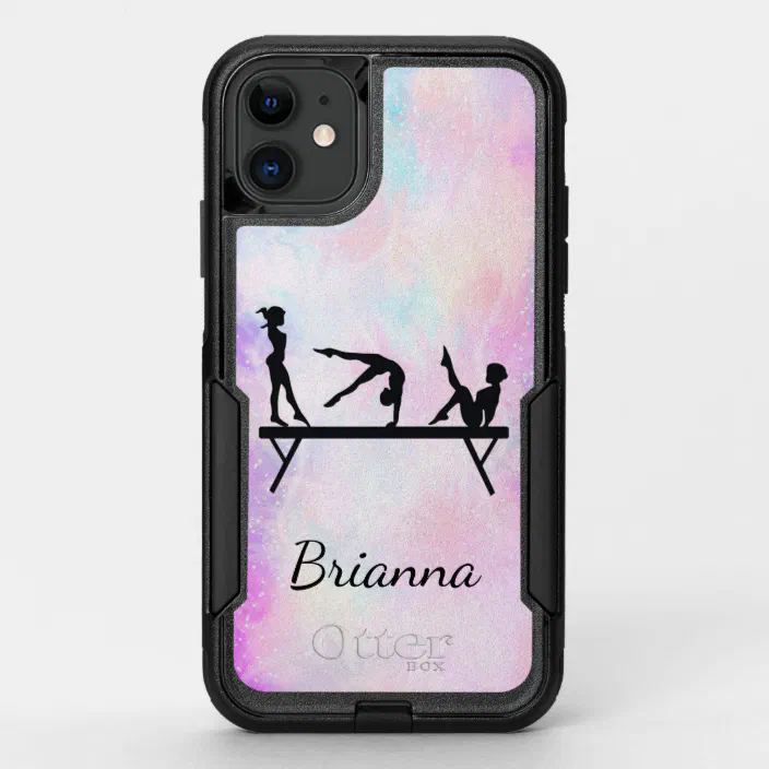 Girls Gymnastics Beam Iphone 11 Otterbox Case Zazzle Com