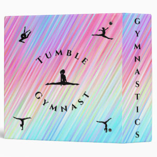 Girls Gymnastics Binder Personalized w/ Her Name