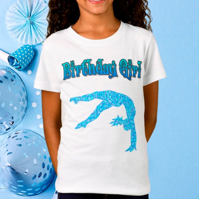 Girls Gymnastics "Birthday Girl" T-Shirt (Creator Uploaded)