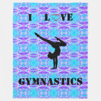 Girls Gymnastics Blanket