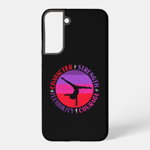 Girls Gymnastics Character Strength Courage Samsung Galaxy S22+ Case