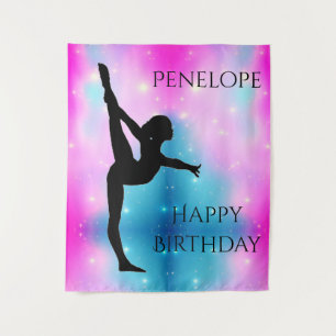 Girls, Gymnastics, Dance, Cheer Tapestry
