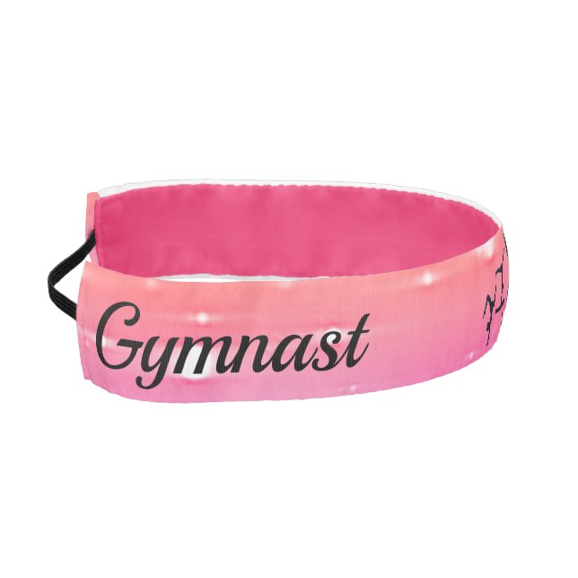 Girls Gymnastics Events Headband w/ Her Name! (Left)