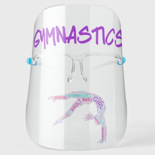 Girls Gymnastics Face Shield