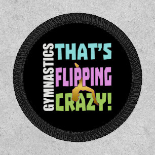 Girls Gymnastics - Flipping Crazy Patch