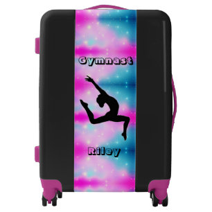 Girls Gymnastics Floor Gymnast Custom Luggage