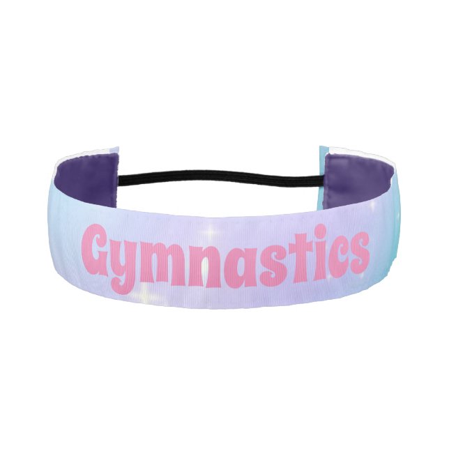 Girls Gymnastics Floor Routine Non-Slip Headbands (Front)