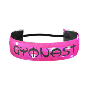 Girls Gymnastics Gymnast Pink Non-Slip Headband