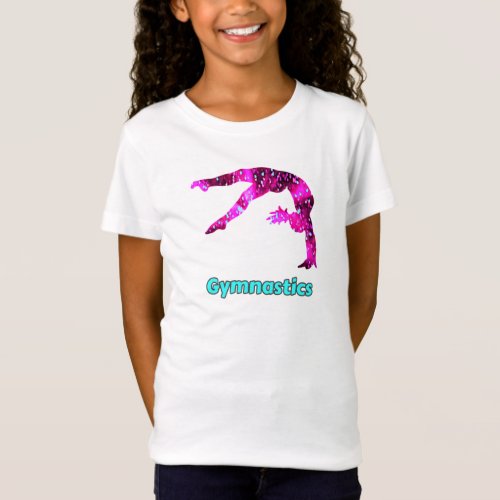 Girls Gymnastics Handspring T_Shirt