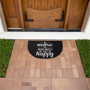 Girls Gymnastics - Motivational Happy Quote Doormat