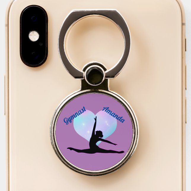 Girls Gymnastics Phone Grip Gymnast Ring Holder (Close Up)
