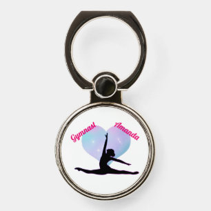 Girls Gymnastics Phone Grip Gymnast Ring Holder